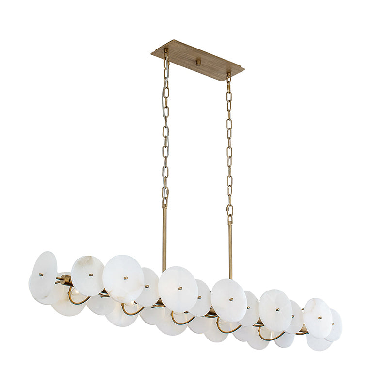 Avenoena candelabru liniar din alabastru