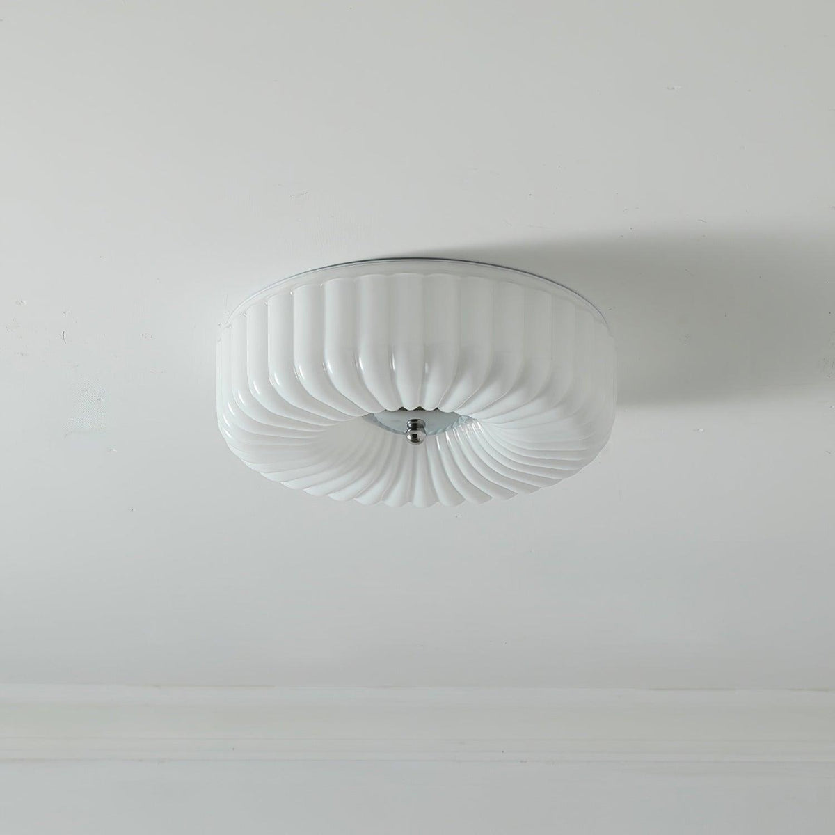 Mivone plafonieră aplicată crem din sticlă
