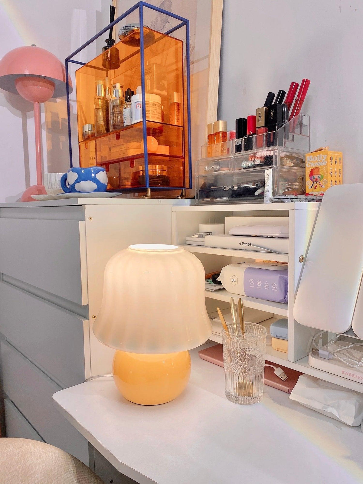 Holg lampă de masă din ceramică, de lux