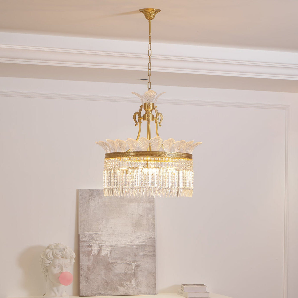 Miles candelabru, în stil Empire francez, de lux, rustic