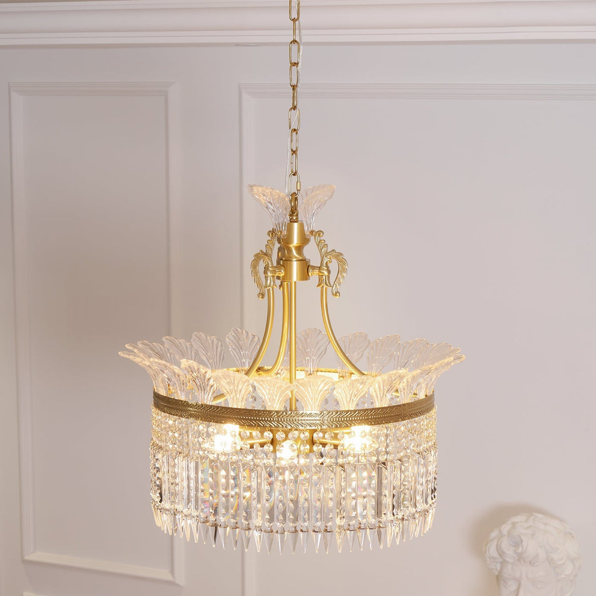 Miles candelabru, în stil Empire francez, de lux, rustic