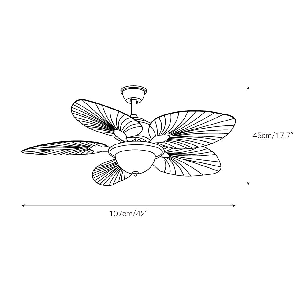 Viraalel ventilator de tavan cu lumină