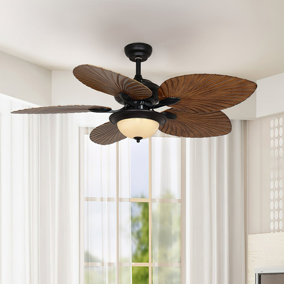 Viraalel ventilator de tavan cu lumină
