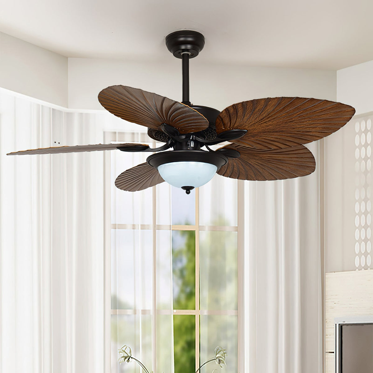 Viraalel ventilator de tavan cu lumină
