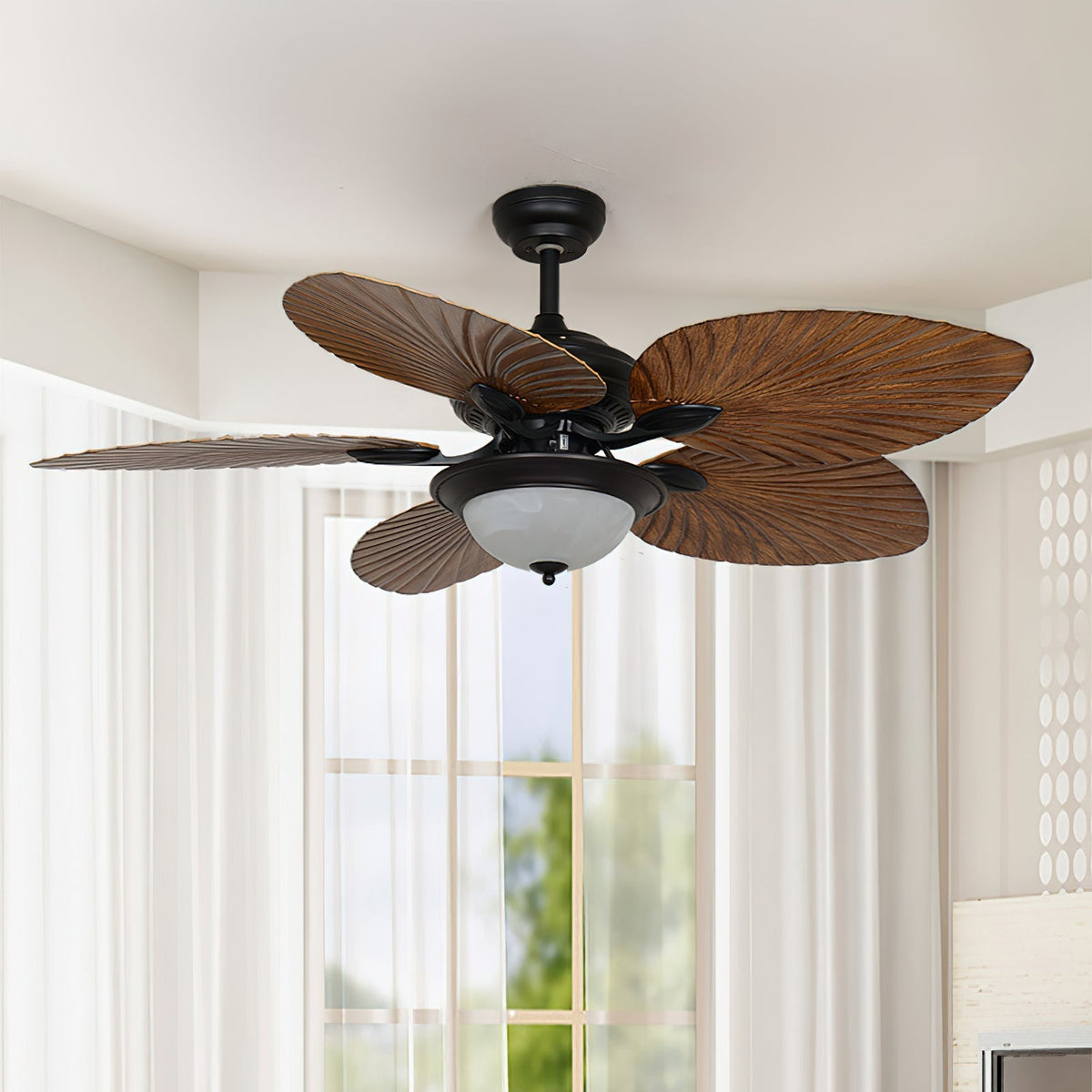 Viraalel ventilator de tavan cu lumină