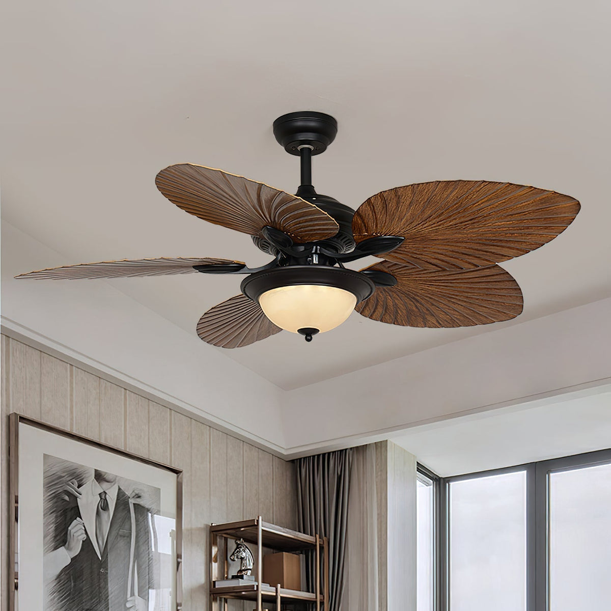 Viraalel ventilator de tavan cu lumină