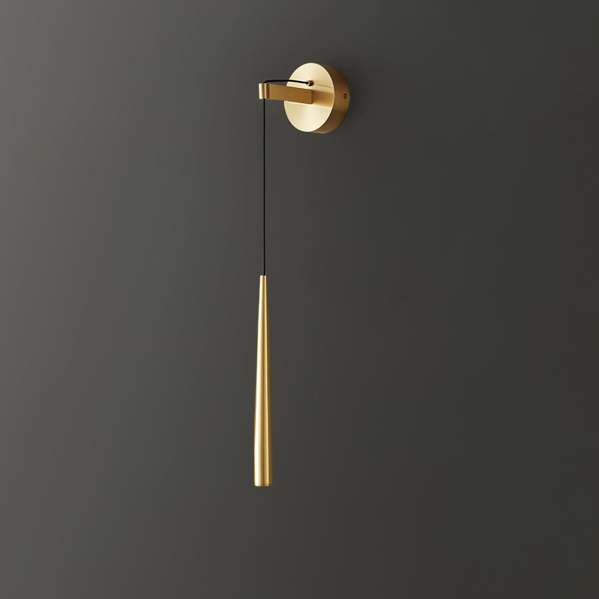 Dava aplică de perete din cristal, modernă, minimalistă, conică