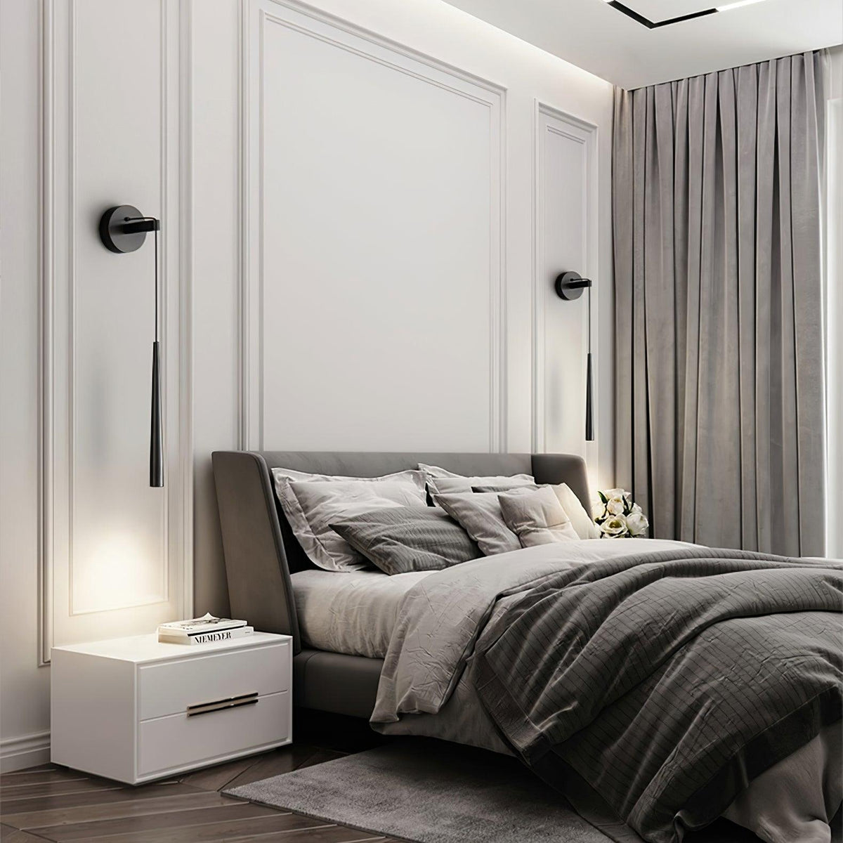 Dava aplică de perete din cristal, modernă, minimalistă, conică