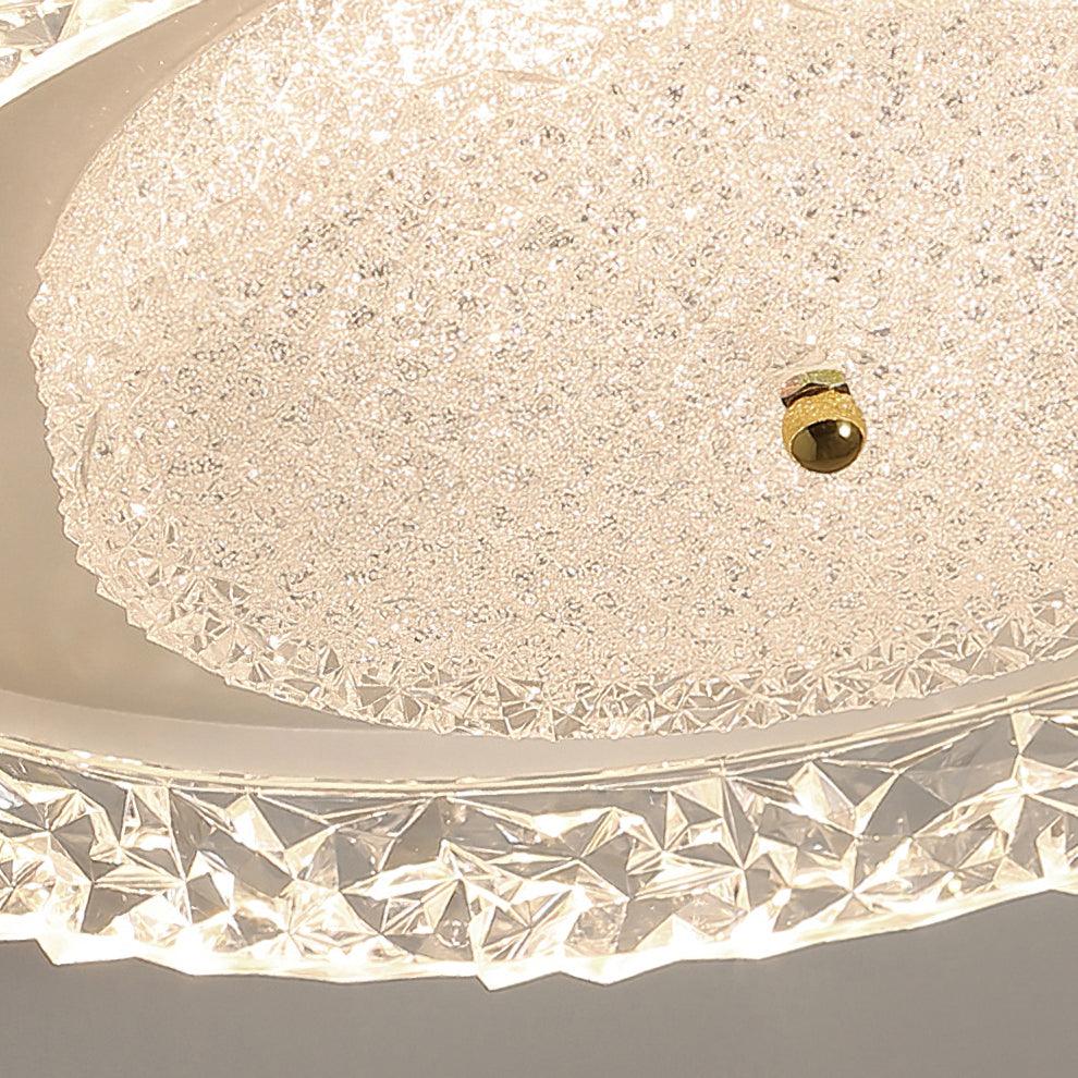 Bia plafonieră integrată cu cristal în stil postmodern de lux