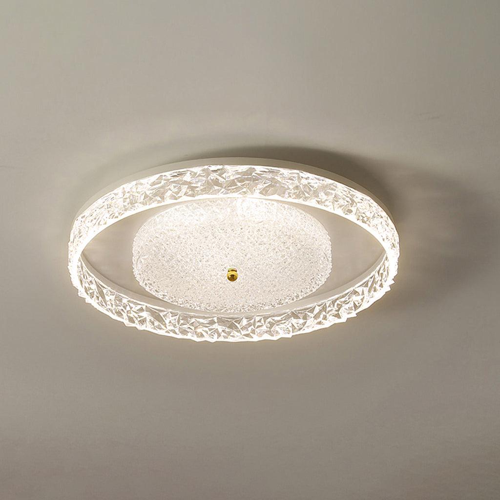Bia plafonieră integrată cu cristal în stil postmodern de lux