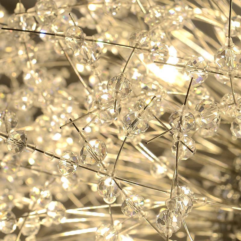Cir candelabru din alamă și cristal, liniar, cu ramuri