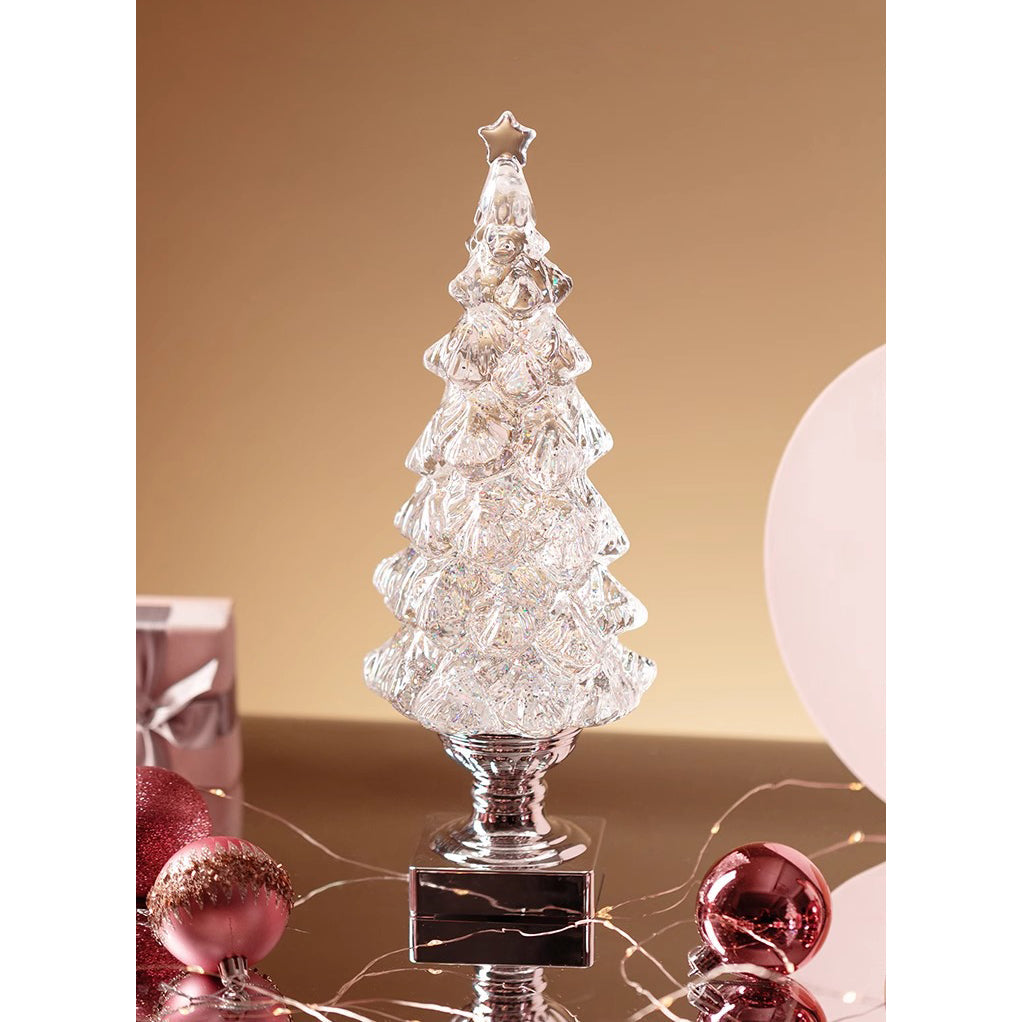 Lampă de masă cristal pentru brad (cu baterie integrată)