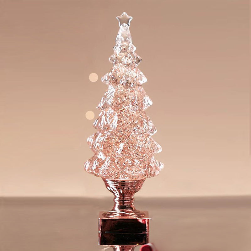 Lampă de masă cristal pentru brad (cu baterie integrată)