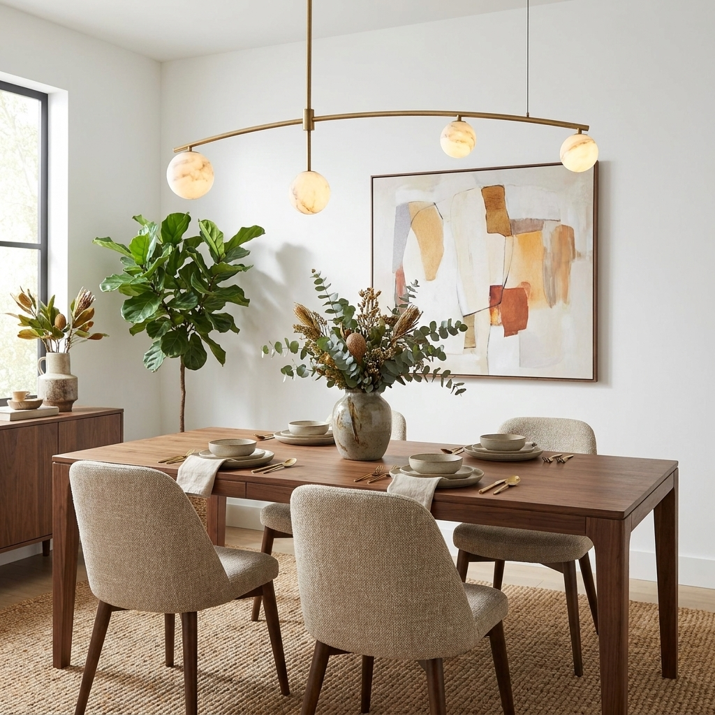 Trenhurst Candelabru din alabastru
