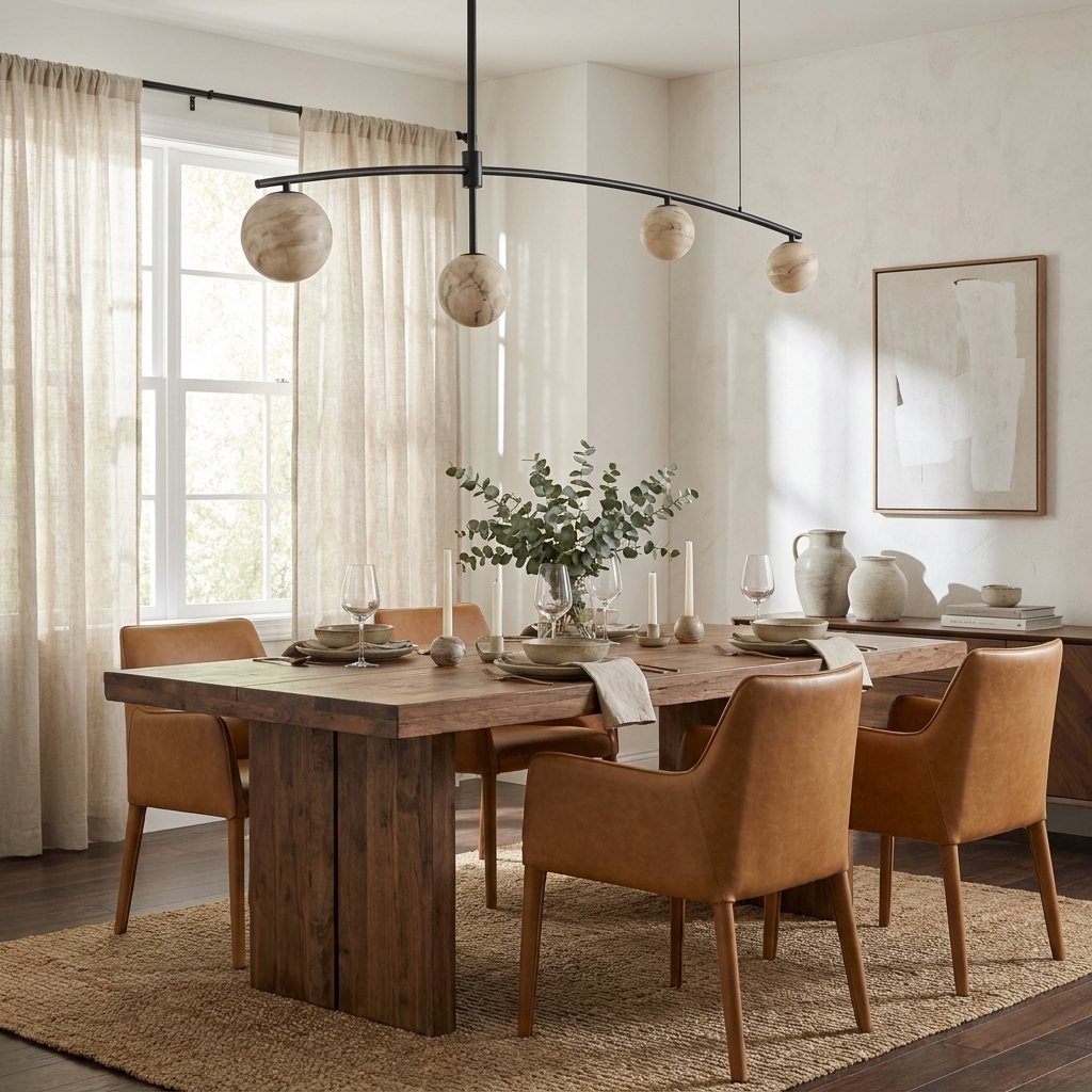 Trenhurst Candelabru din alabastru