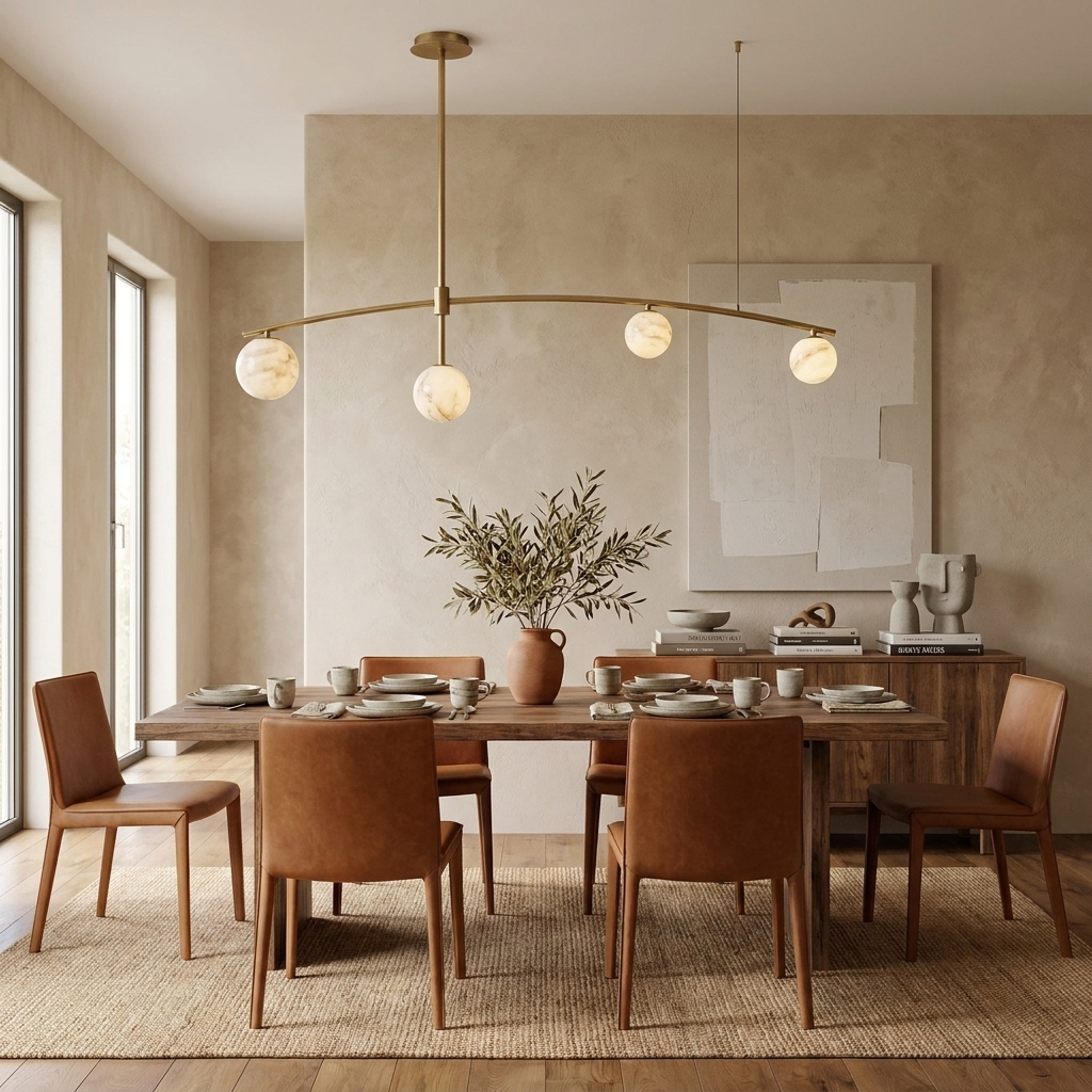 Trenhurst Candelabru din alabastru