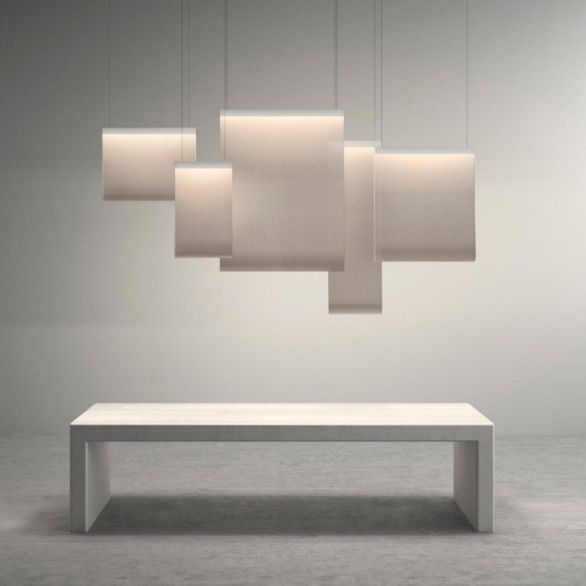 Emlin lampă suspendată minimalistă cu abajur textil