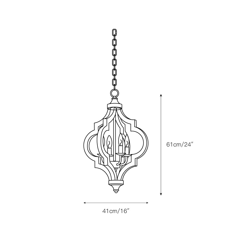Fervor candelabru din lemn