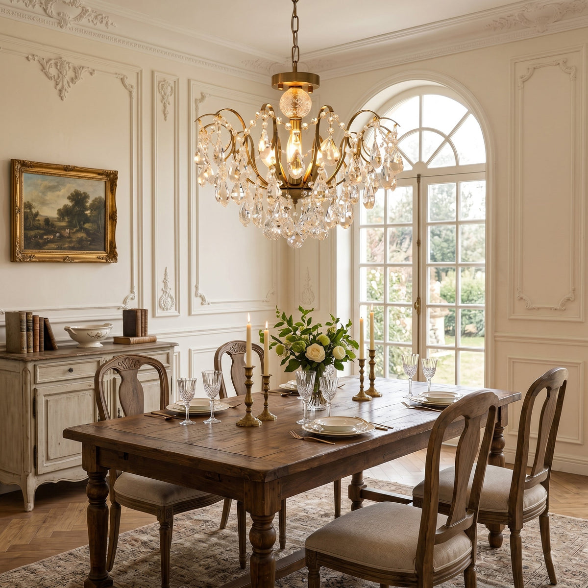 Eveloria candelabru din cristal