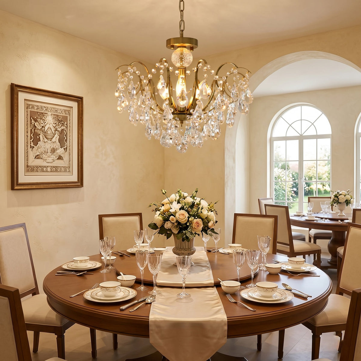 Eveloria candelabru din cristal