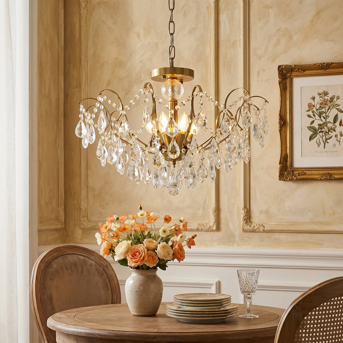Eveloria candelabru din cristal