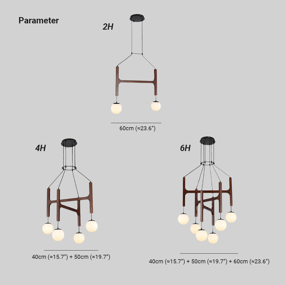 Terra candelabru din lemn, geometric