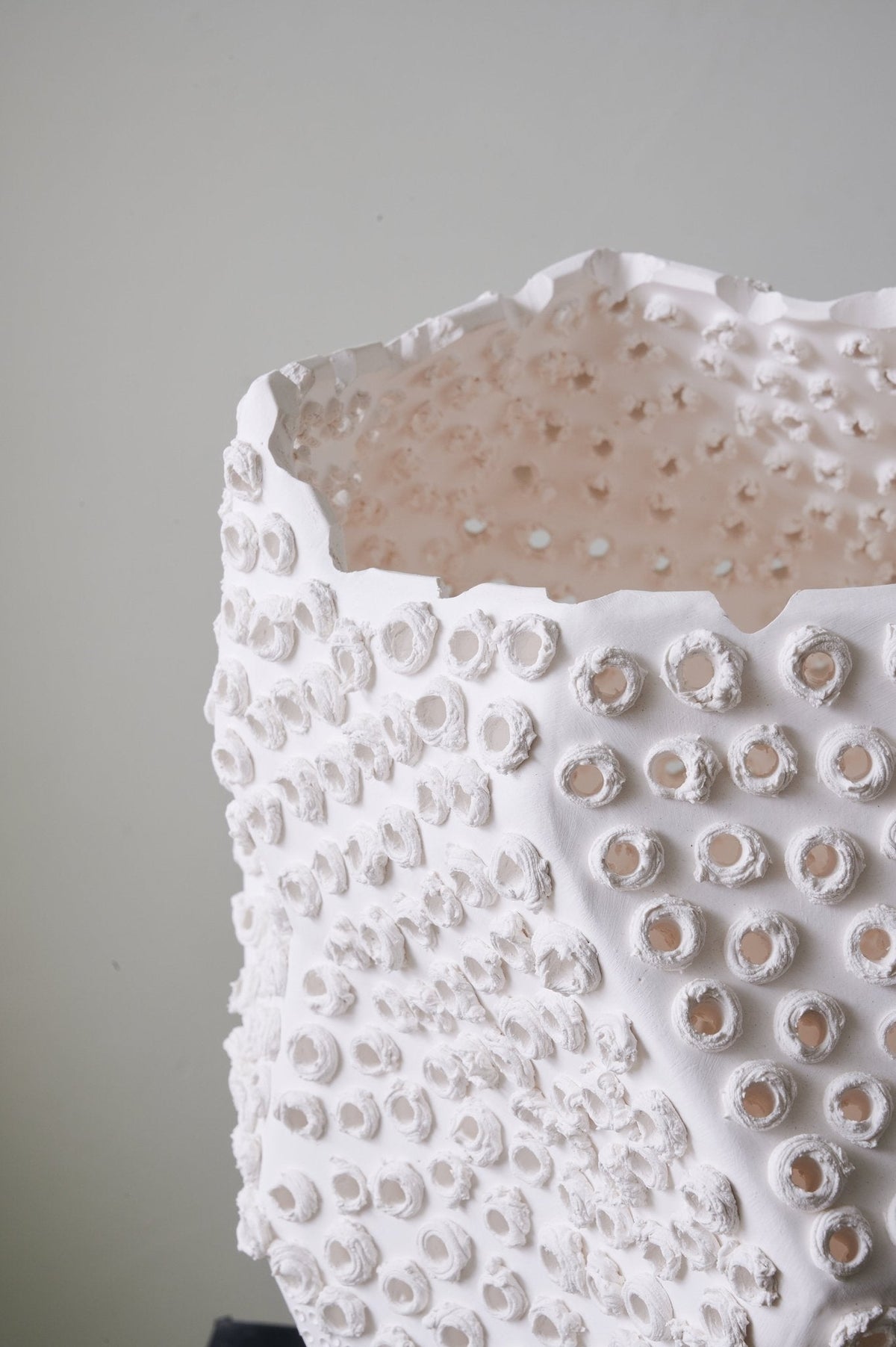 Sux lampă de masă din ceramică și material textil