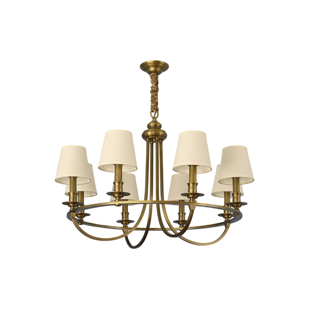 Mariner candelabru cu abajur textil