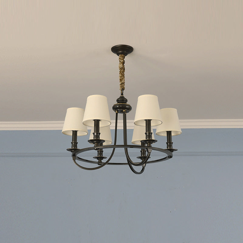 Mariner candelabru cu abajur textil