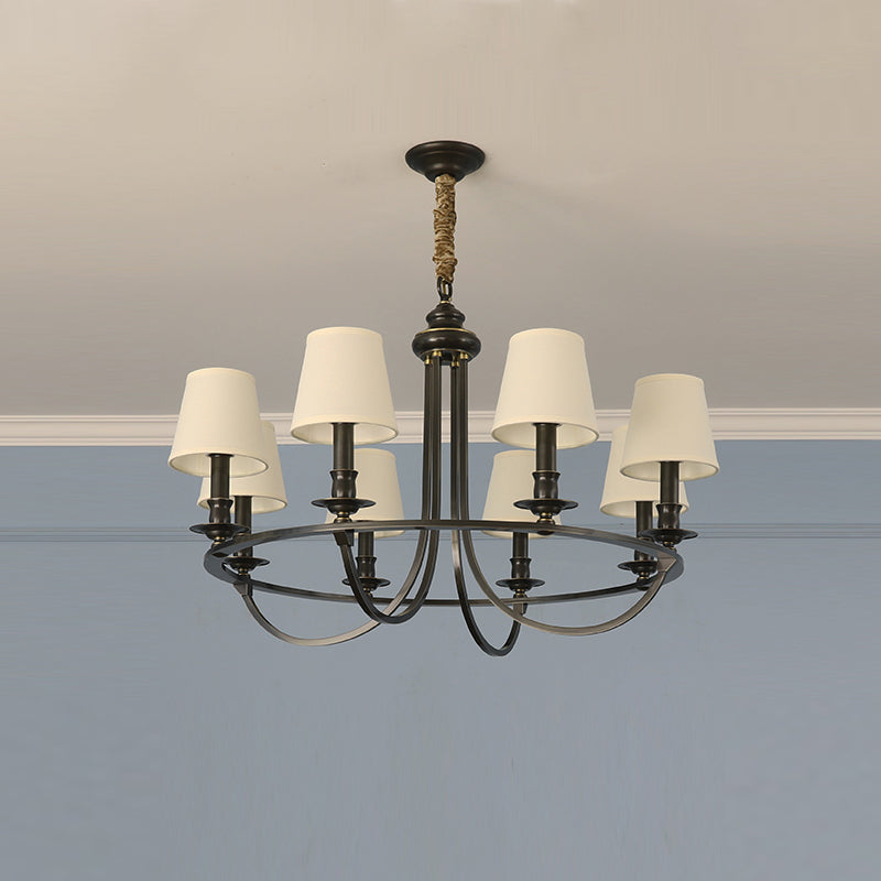 Mariner candelabru cu abajur textil