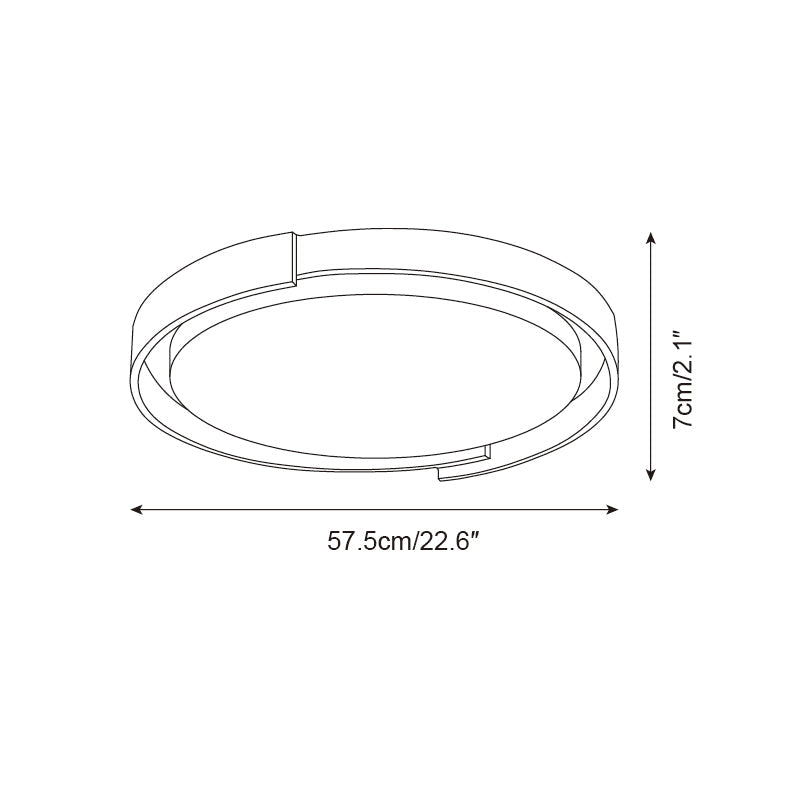 Solen plafonieră din travertin, minimalistă, rotundă