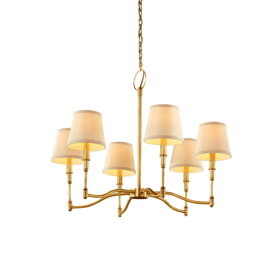 Linoelle candelabru cu abajur textil