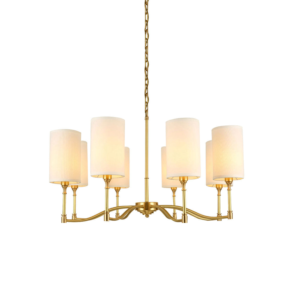 Linoelle candelabru cu abajur textil