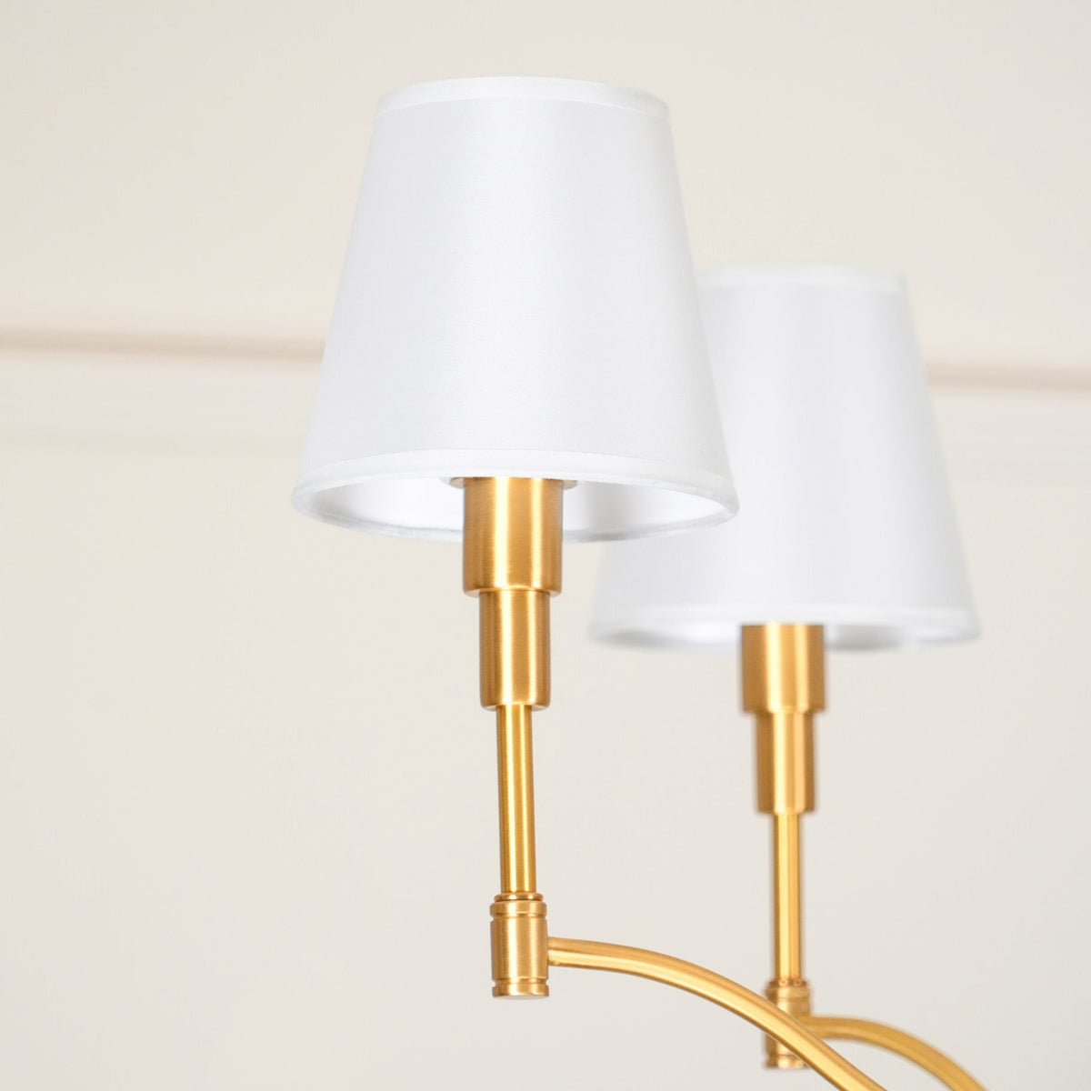 Linoelle candelabru cu abajur textil
