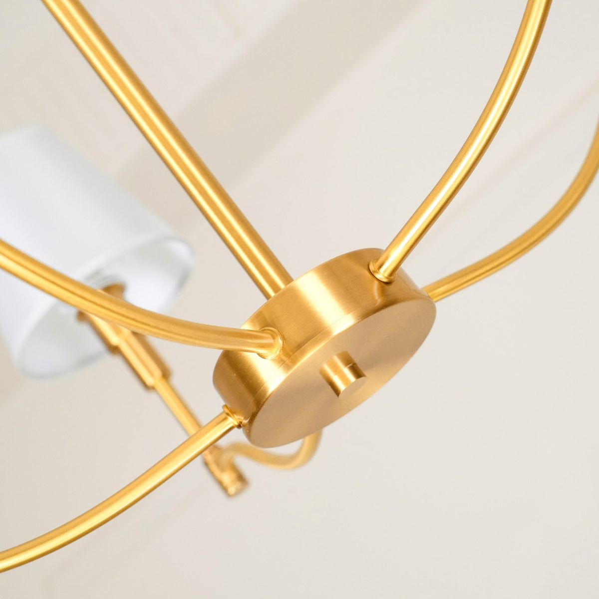 Linoelle candelabru cu abajur textil