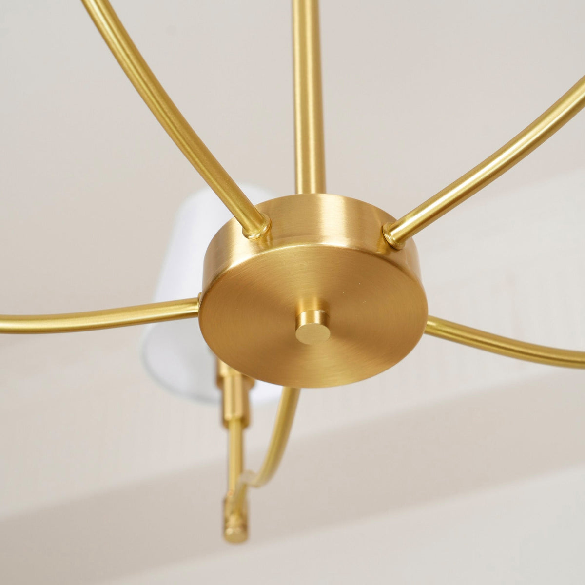Linoelle candelabru cu abajur textil