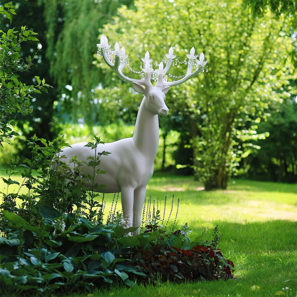 Stag Sculpture lampadar