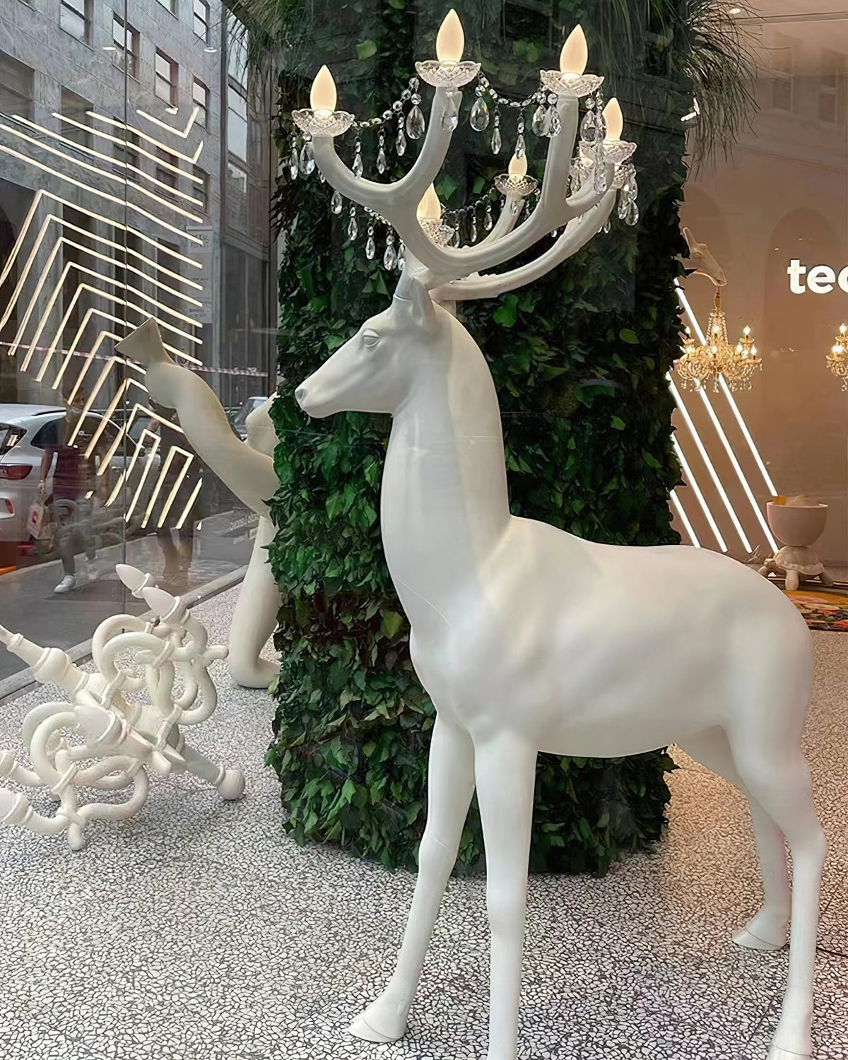 Stag Sculpture lampadar