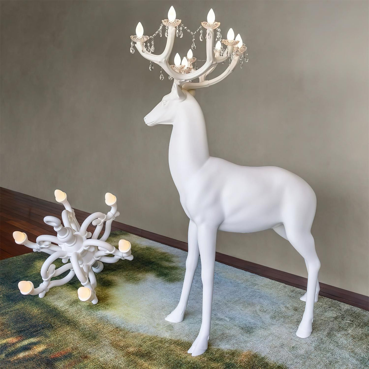 Stag Sculpture lampadar