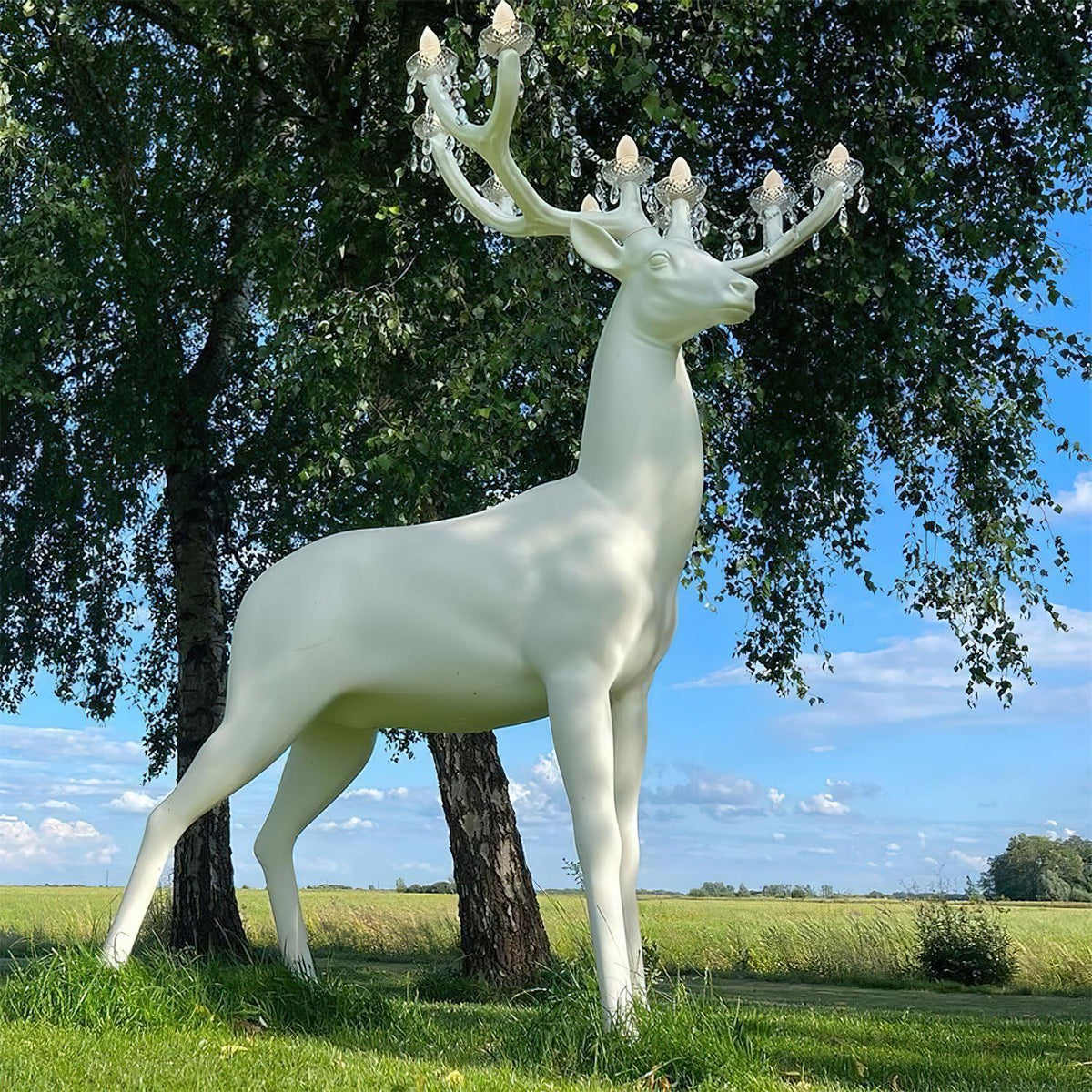 Stag Sculpture lampadar