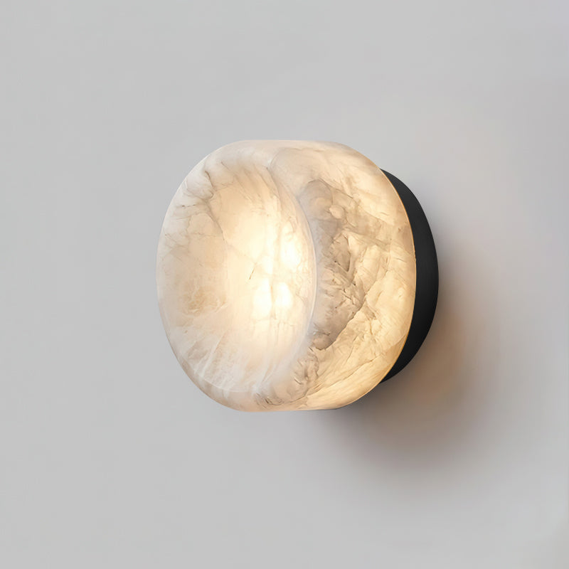 Opal Disc aplică de perete din alabastru