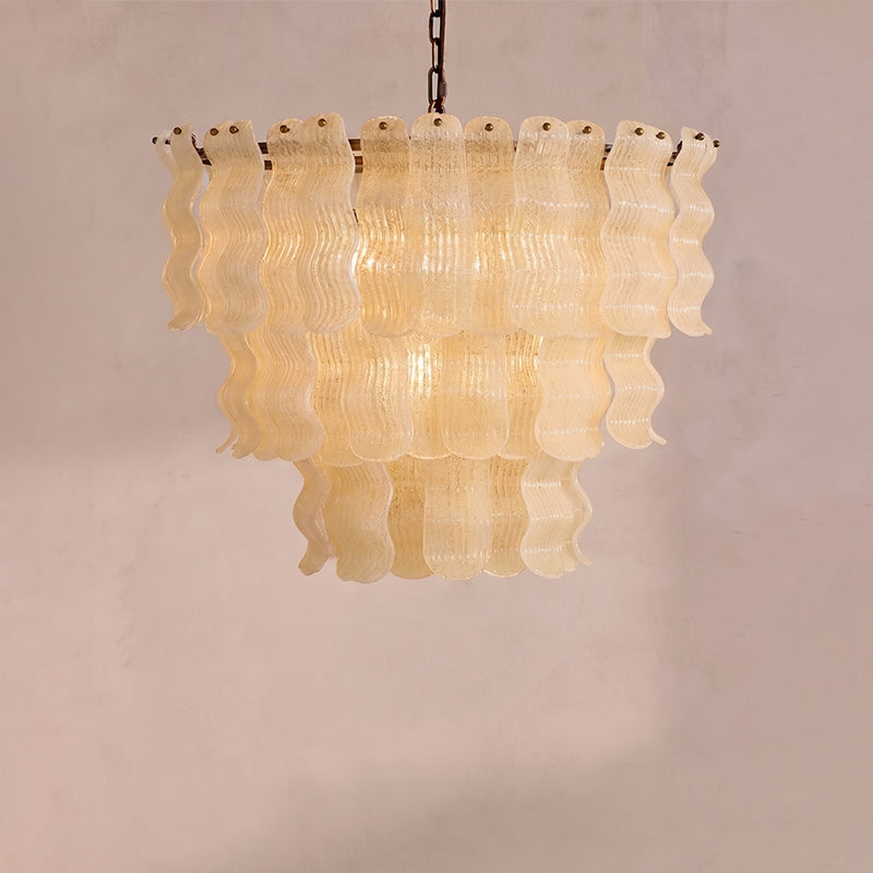 Viraiian candelabru cu Unde Texturate