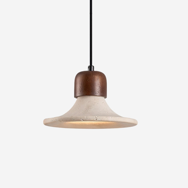 Serinise lampă suspendată Formă Clopot travertin