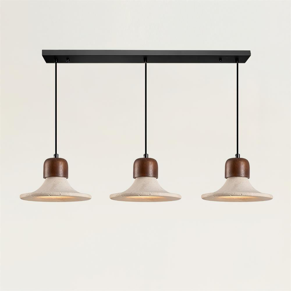 Serinise lampă suspendată Formă Clopot travertin