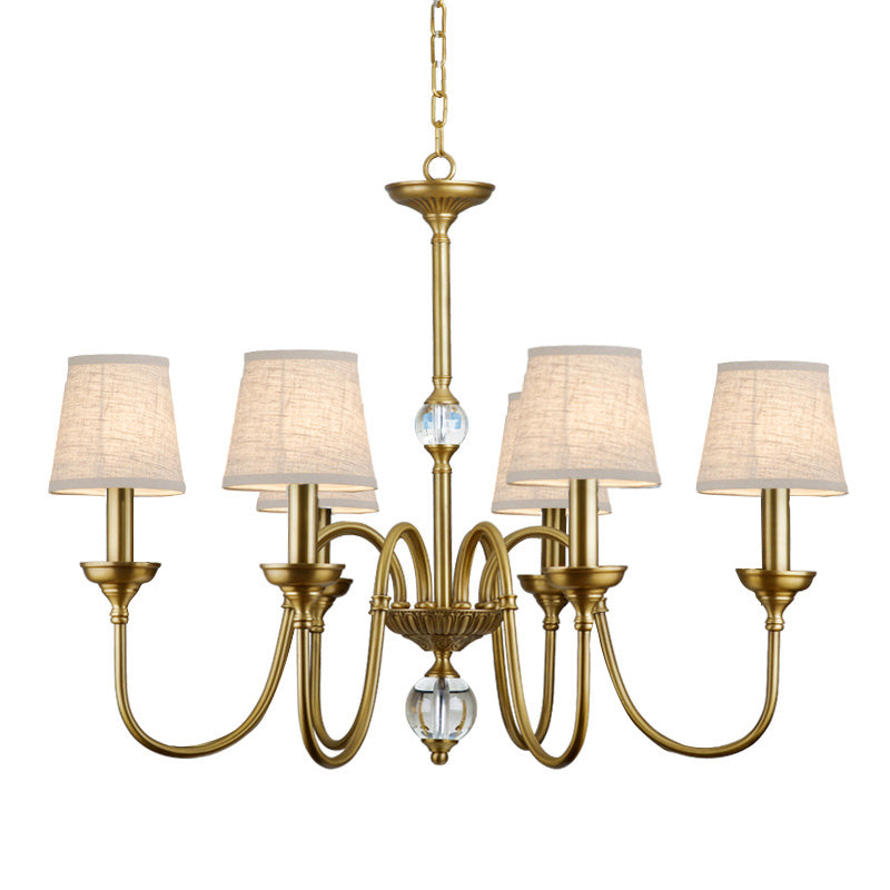 Blur candelabru cu abajur textil
