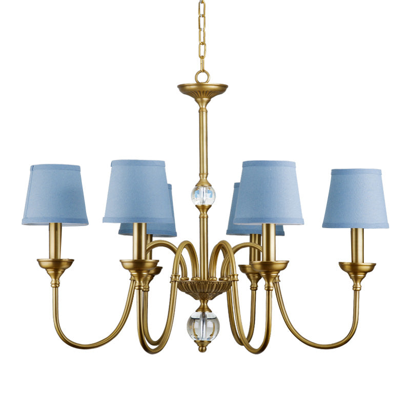 Blur candelabru cu abajur textil