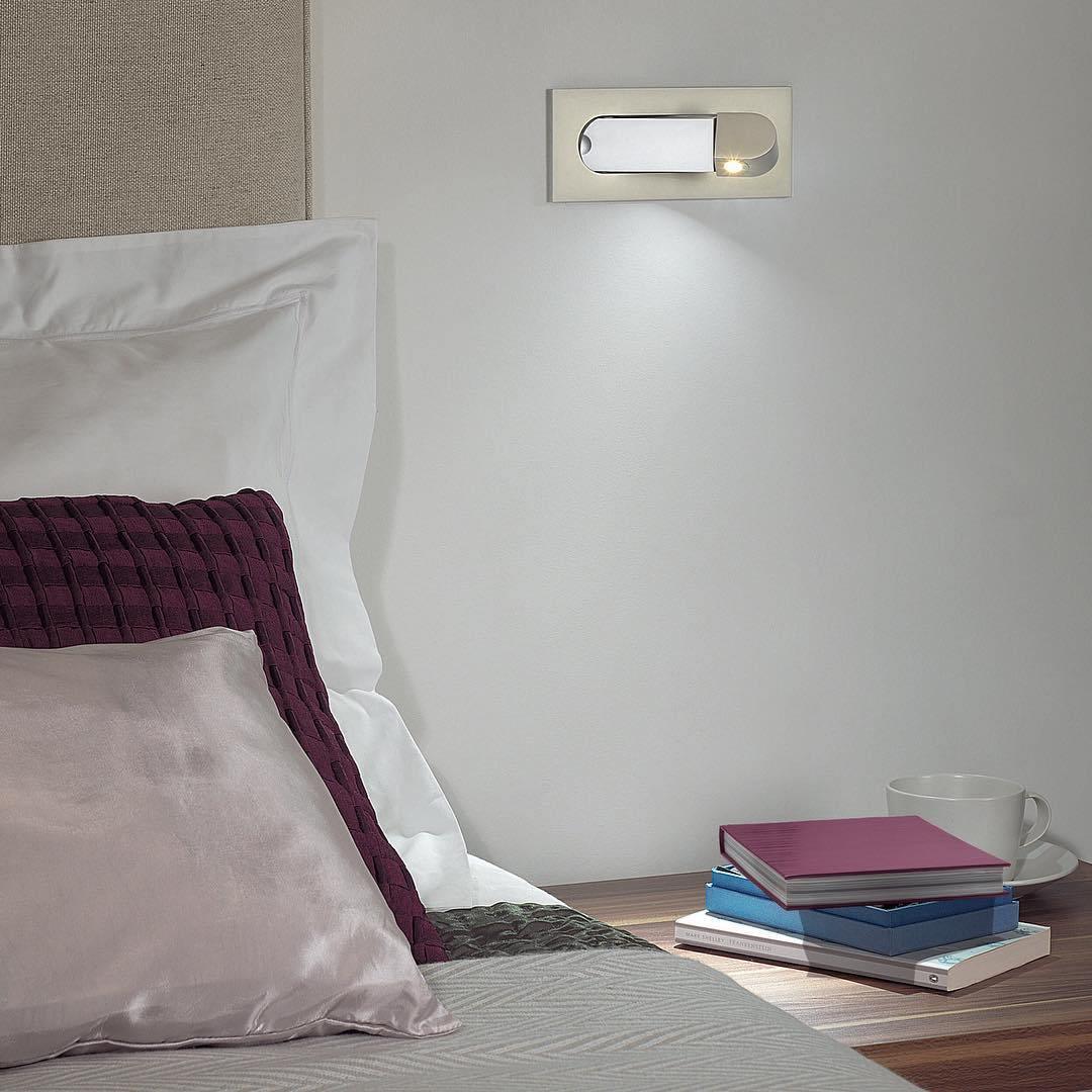 Lumisiella lampă de perete LED reglabilă modernă pentru citit lângă pat