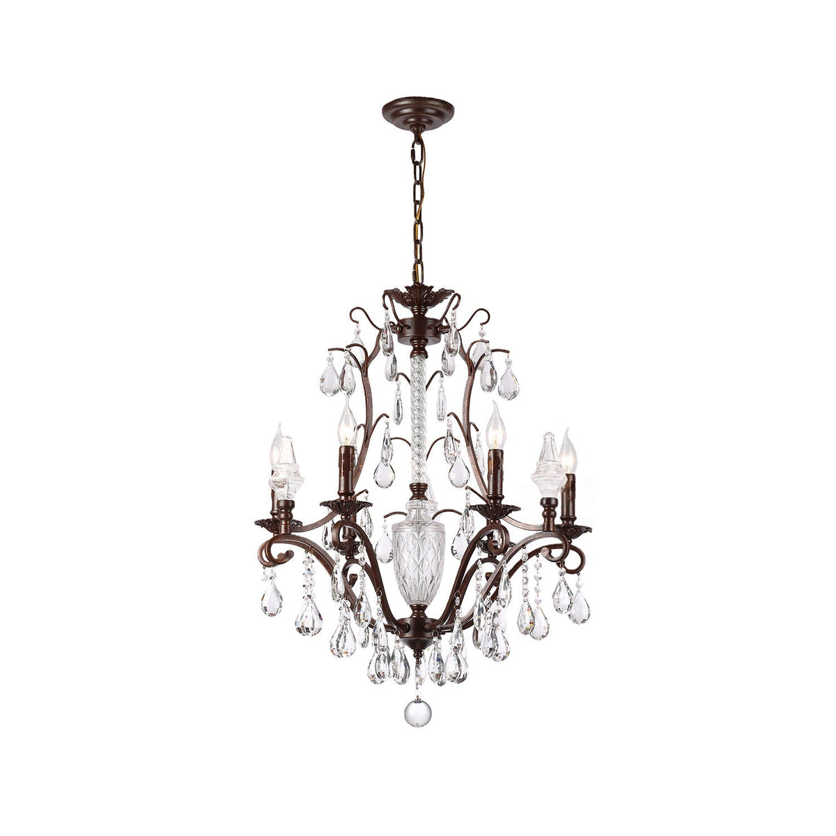 Diodem candelabru din cristal