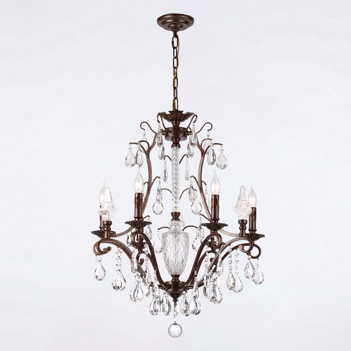 Diodem candelabru din cristal