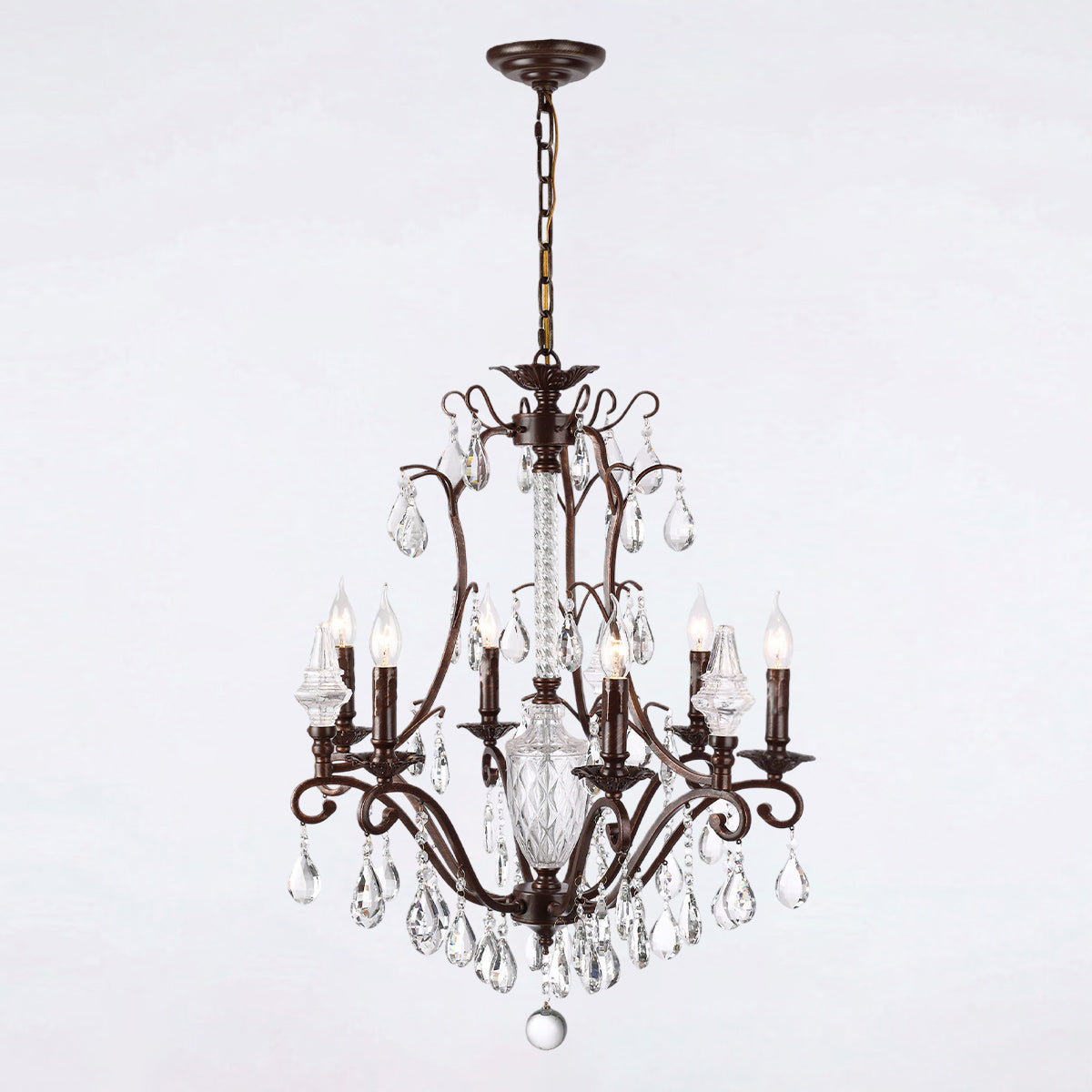 Diodem candelabru din cristal